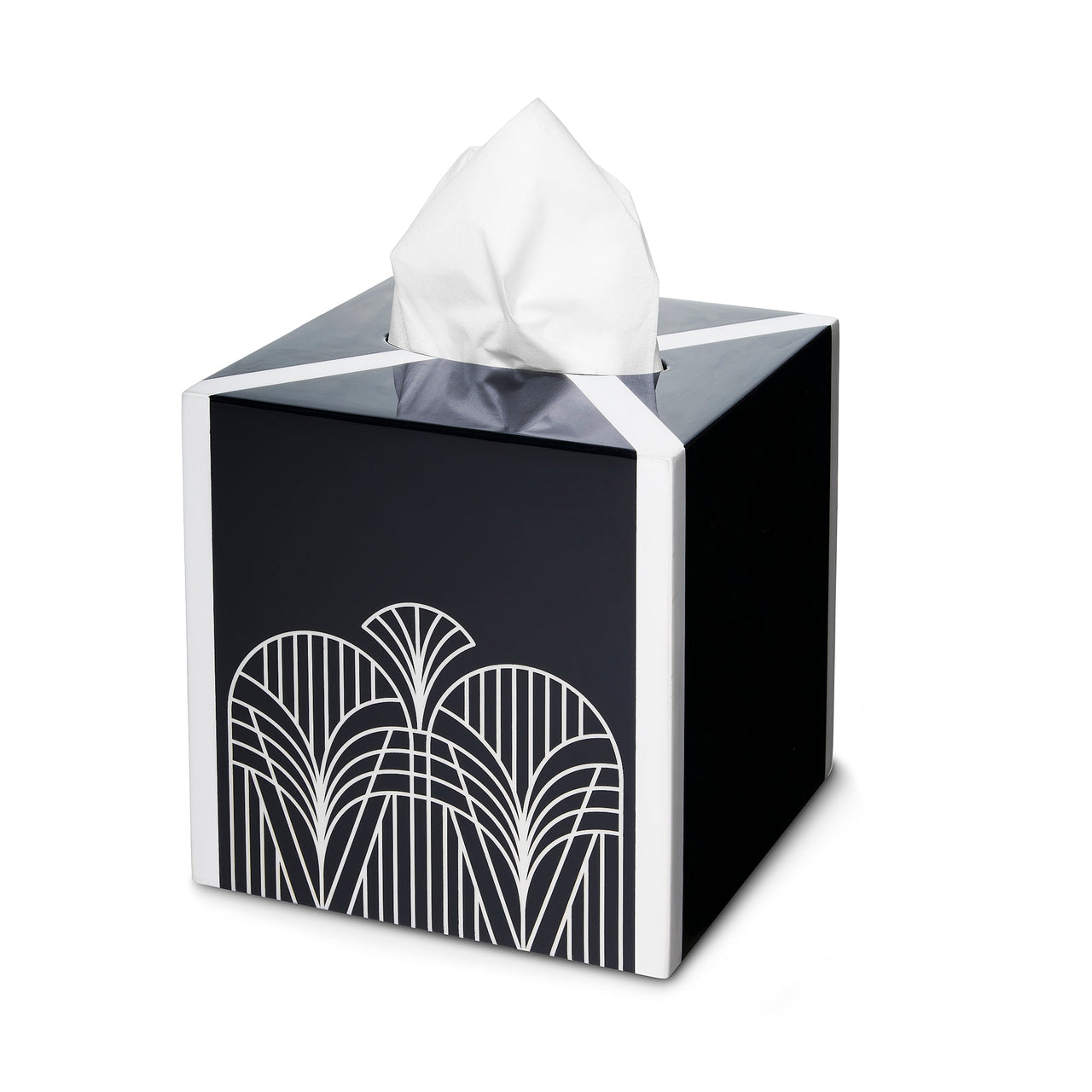 Noir Palm - Tissue Box - OXANA