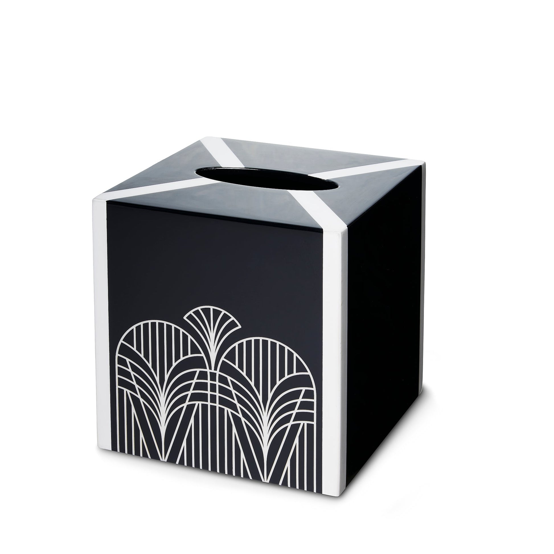 Noir Palm - Tissue Box - OXANA