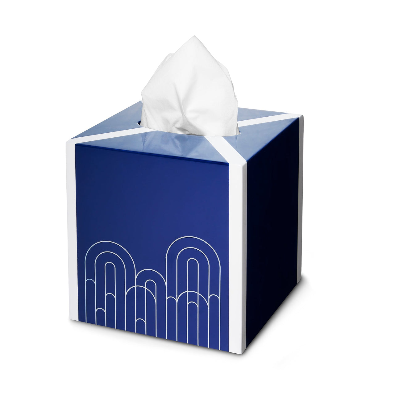 Sapphire Lines Tissue Box - OXANA