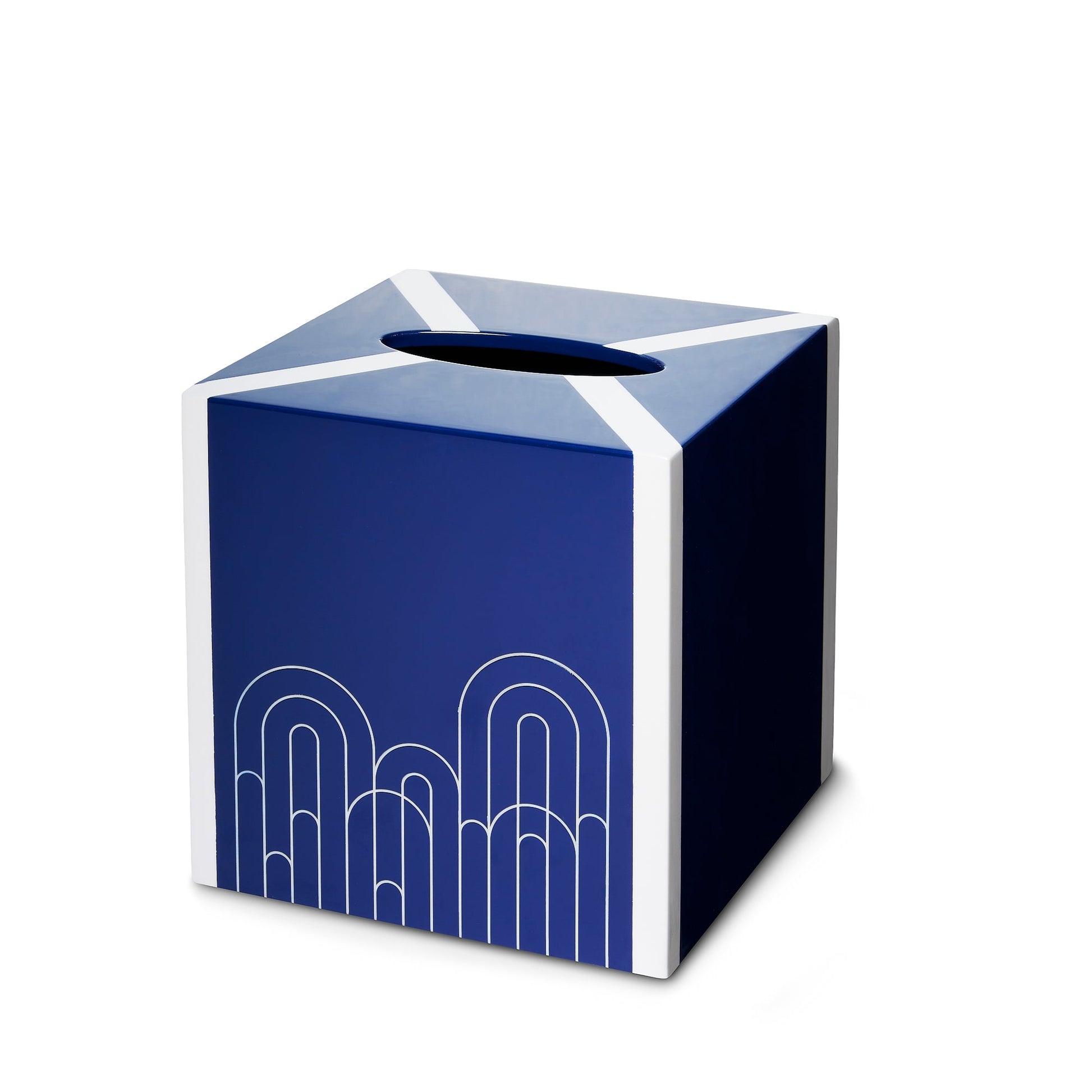 Sapphire Lines Tissue Box - OXANA