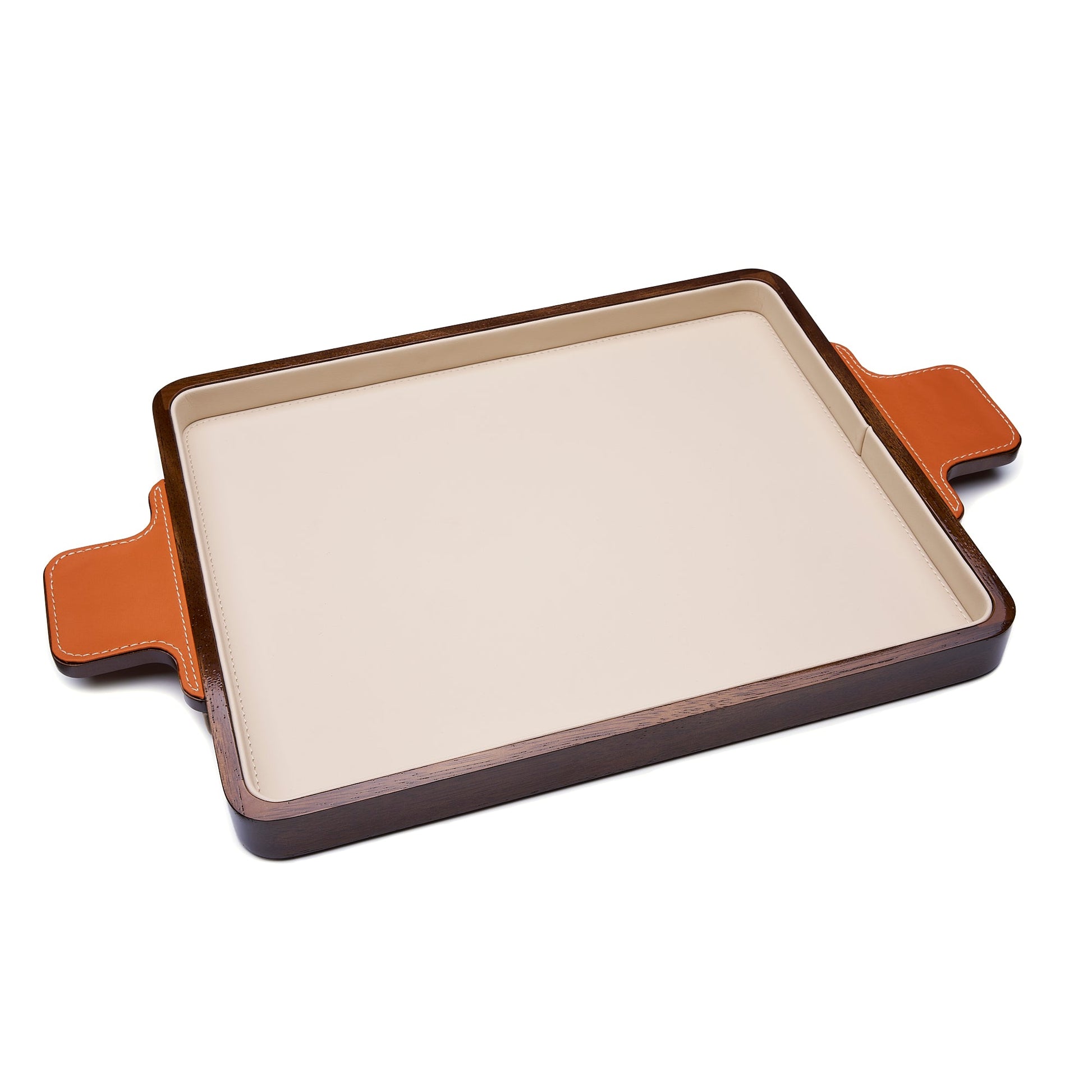 Stitched Leather Tray - OXANA